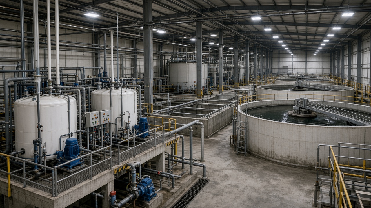 Water treatment infrastructure for effluent management