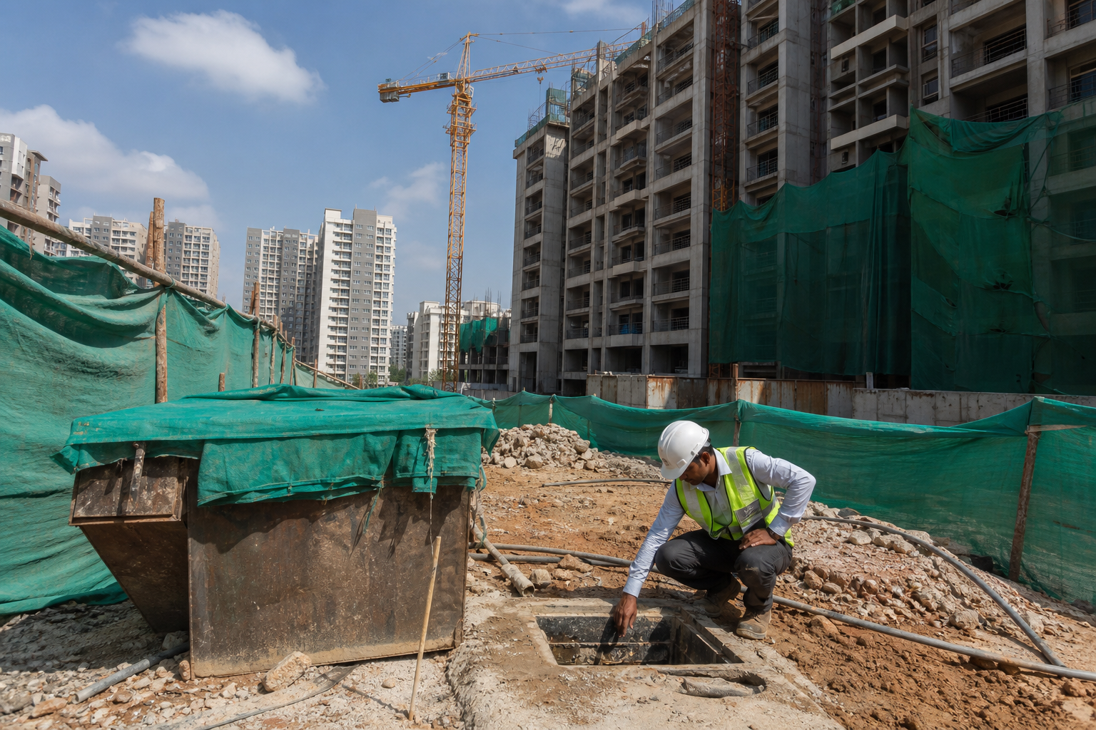 Residential apartments requiring STP solutions